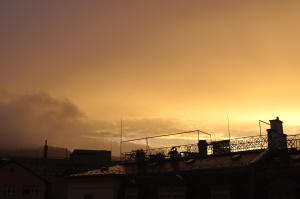 Coucher de soleil après l'orage / Sunset after the storm