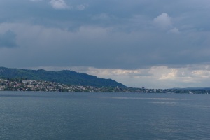Le lac de Zürich et l'Uetliberg depuis Küsnacht / Zürisee and Uetliberg from Küsnacht